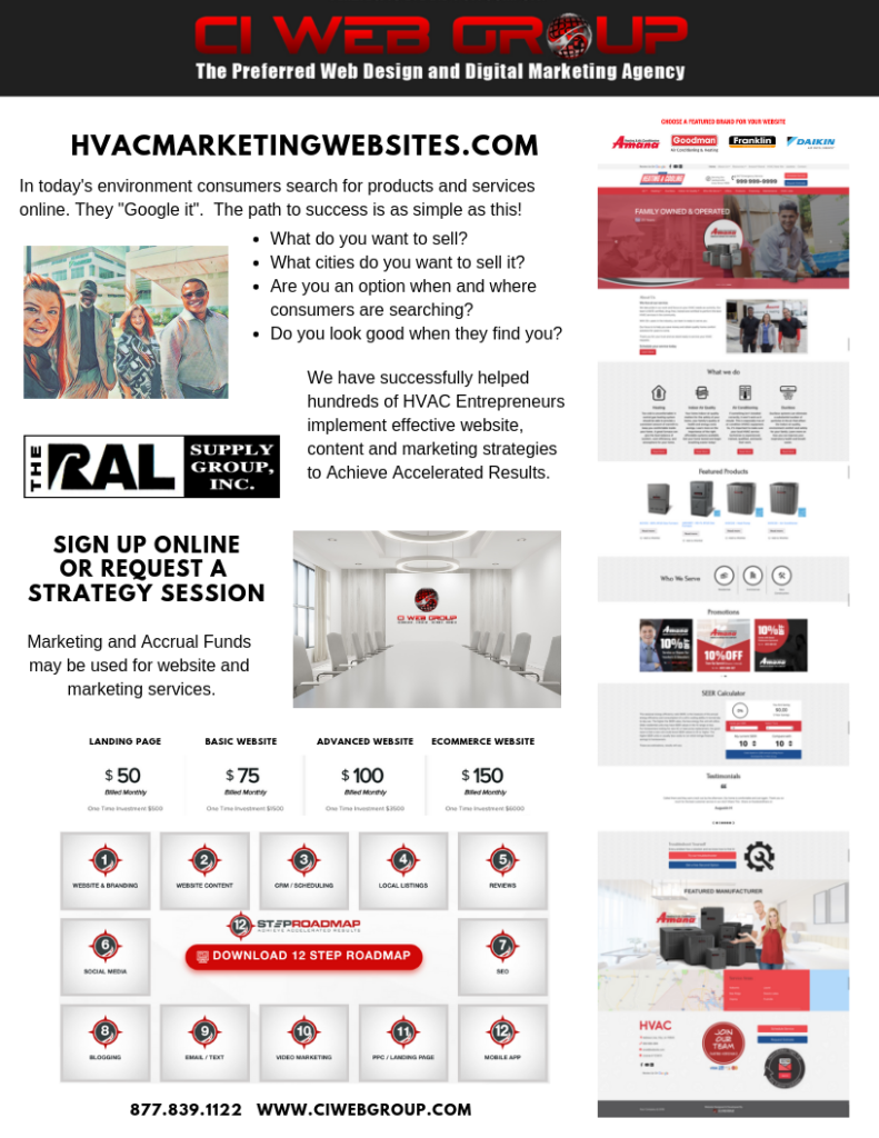 Ral Supply HVAC Marketing Websites