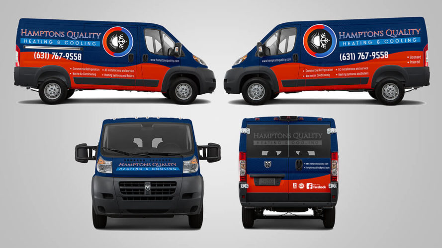 HVAC Truck Wrap Design | HVAC Marketing Websites | CI Web Group